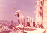 Michele and Barbara at Notre Dame 1961